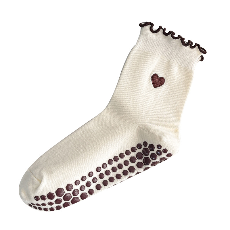 Yoga Socks Women Cotton Heart  - đánh giá và giá Medias Para Pilates Y Yoga