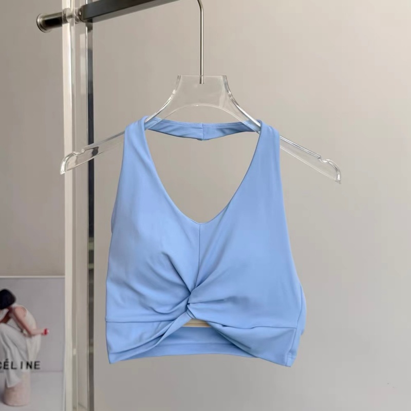 Halter Twist Sports Bra Women  - đánh giá và giá Pilate Yoga Workout
