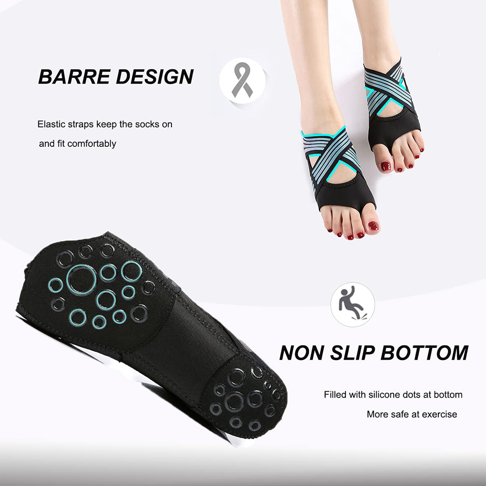 1Pair Women Non-Slip Toeless G - đánh giá và giá Medias Para Pilates Y Yoga