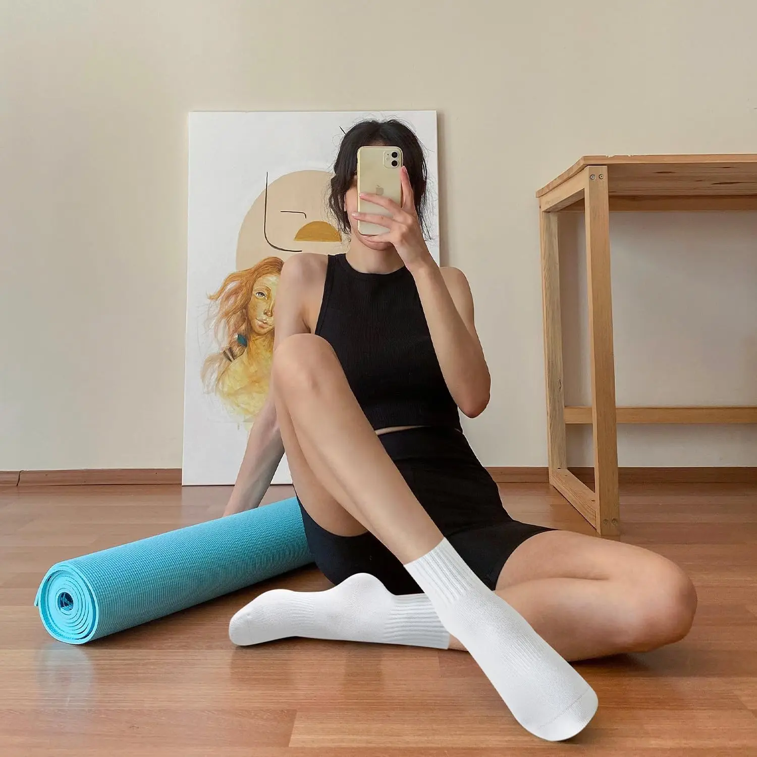 4 pairs of women's yoga socks, - đánh giá và giá Pilates & Yoga Vida