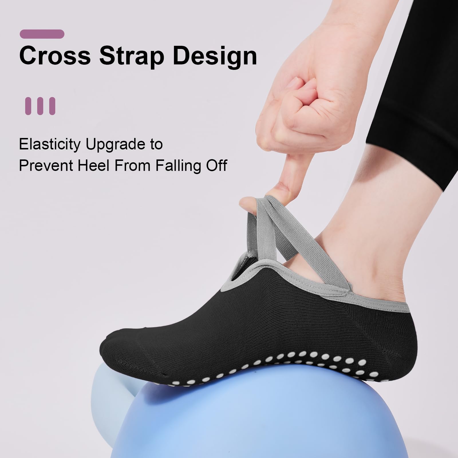4-Pack Women's Pilates Socks,  - đánh giá và giá Medias Para Pilates Y Yoga